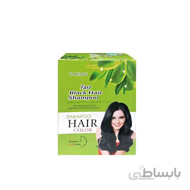 شامپو رنگ مو یکبار مصرف مدل Black یک عددی