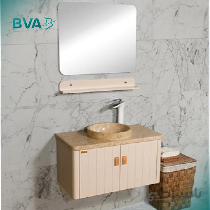 باکس آینه و روشویی سرویس بهداشتی مدل Stone-C