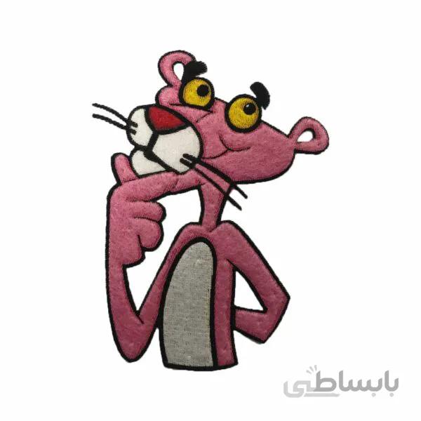 اتیکت کارتونی پلنگ صورتی کد 10920