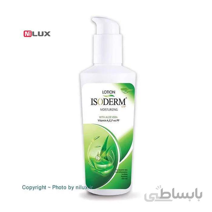 لوسیون مرطوب کننده ایزودرم مدل Aloevera حجم 200 میلی لیتر