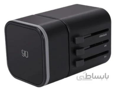 آداپتور دو پورت و مبدل برق چند شاخه شیائومی Xiaomi 90 RM-302PD GOFUN Multifunctional Adapter