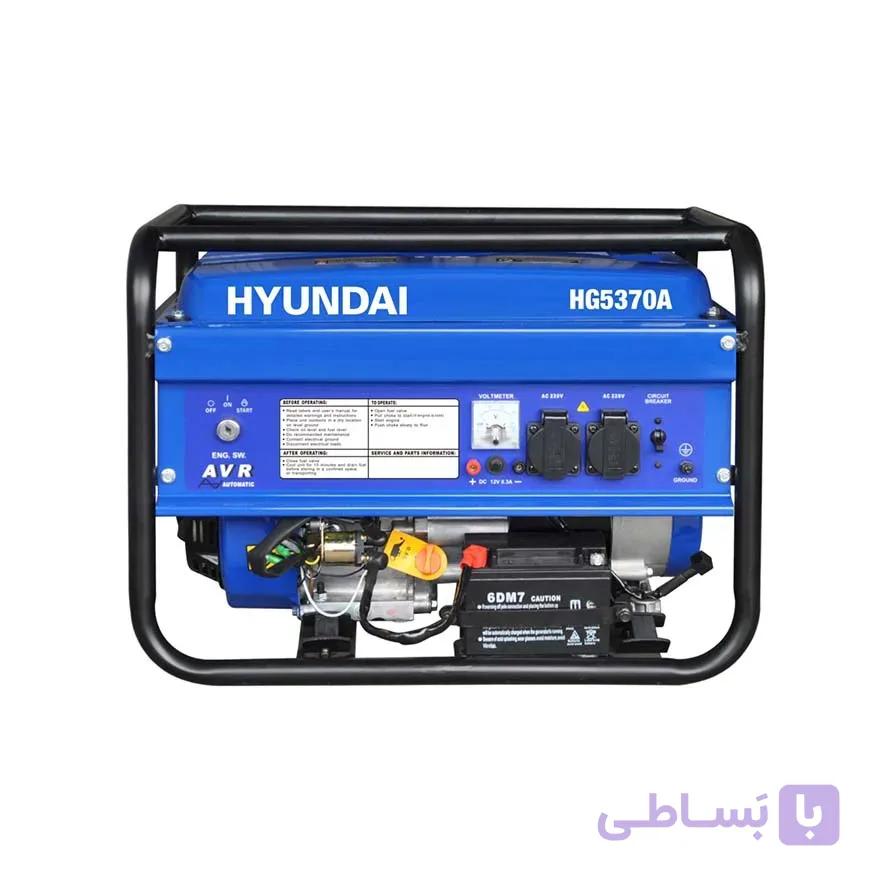 موتور برق 6 کیلووات دارای VFT هیوندای مدل HG5370
