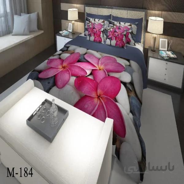 روتختی سه بعدی ساتن ابریشم ترک طرح مدرن - کد M 184