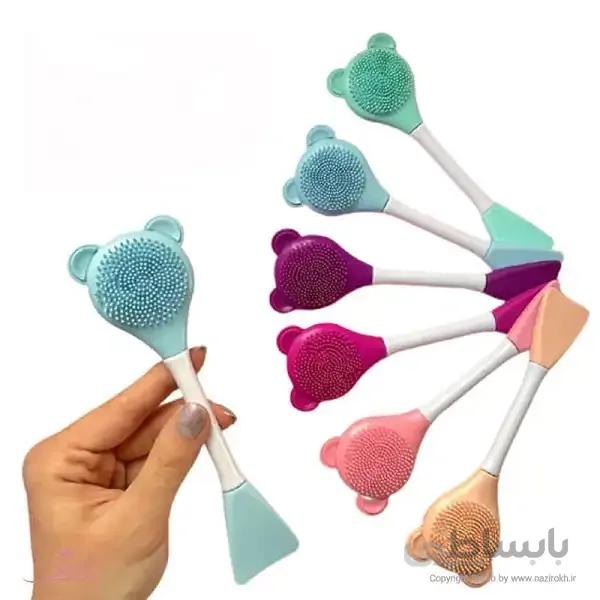 براش ماسک سیلیکونی دوطرفه پرزدار