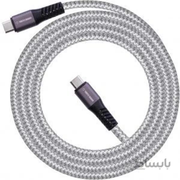 کابل ترتل برند USB -- با روکش نایلونی بافته شده-Type C به Type C