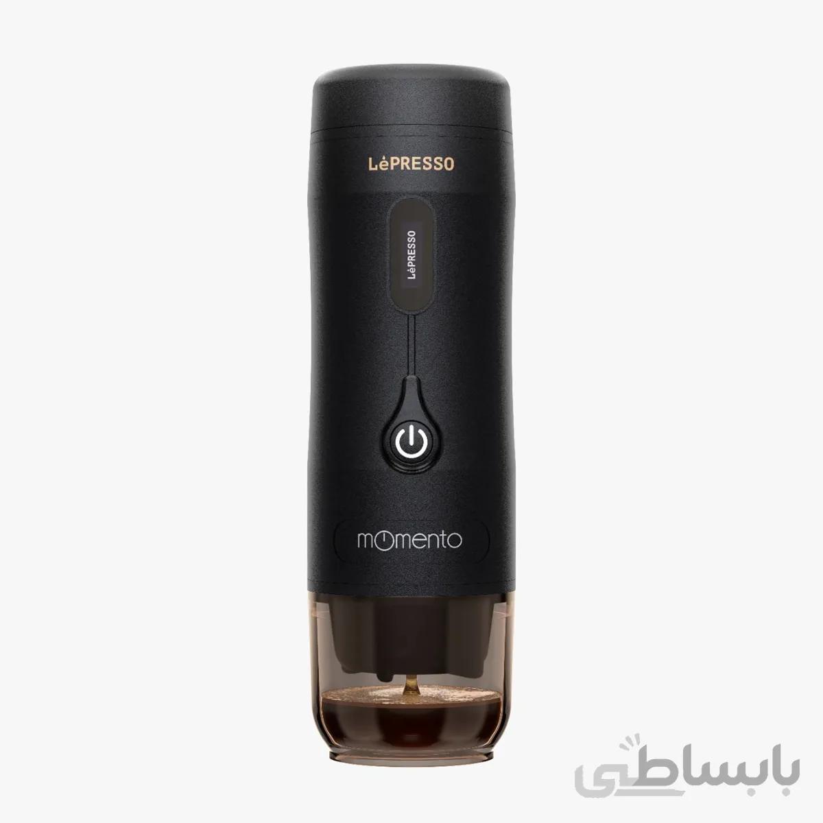 قهوه ساز قابل حمل شارژی LePresso Momento مدل MNTO100BK