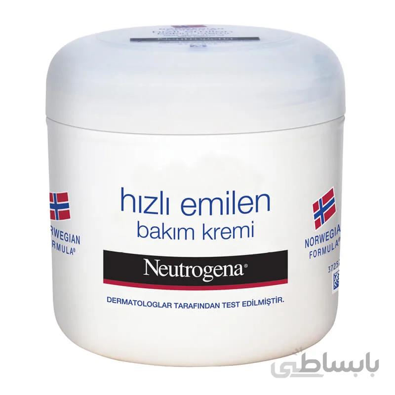 کرم مرطوب کننده دست و صورت نیتروژنا Neutrogena با جذب سریع حجم 300 میلی