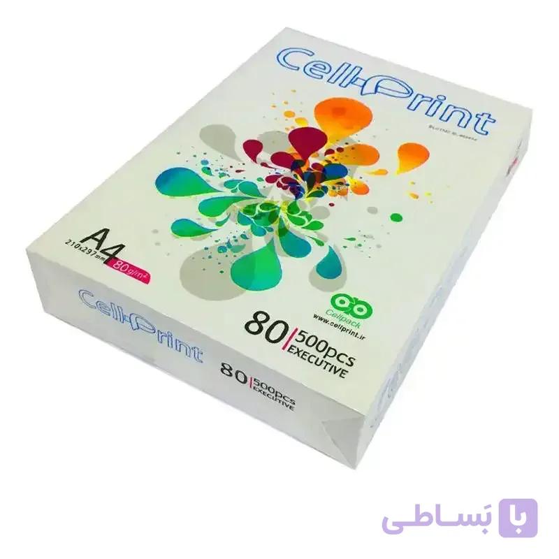 کاغذ A4 بسته 500 عددی 80 گرمی سل پرینت