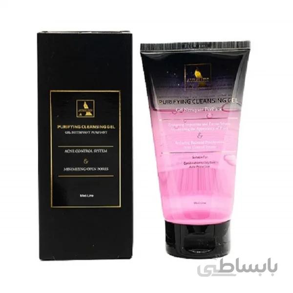 ژل شستشو پاکسازی کننده و ضد جوش اورلین (Aurelien) حجم 150mL