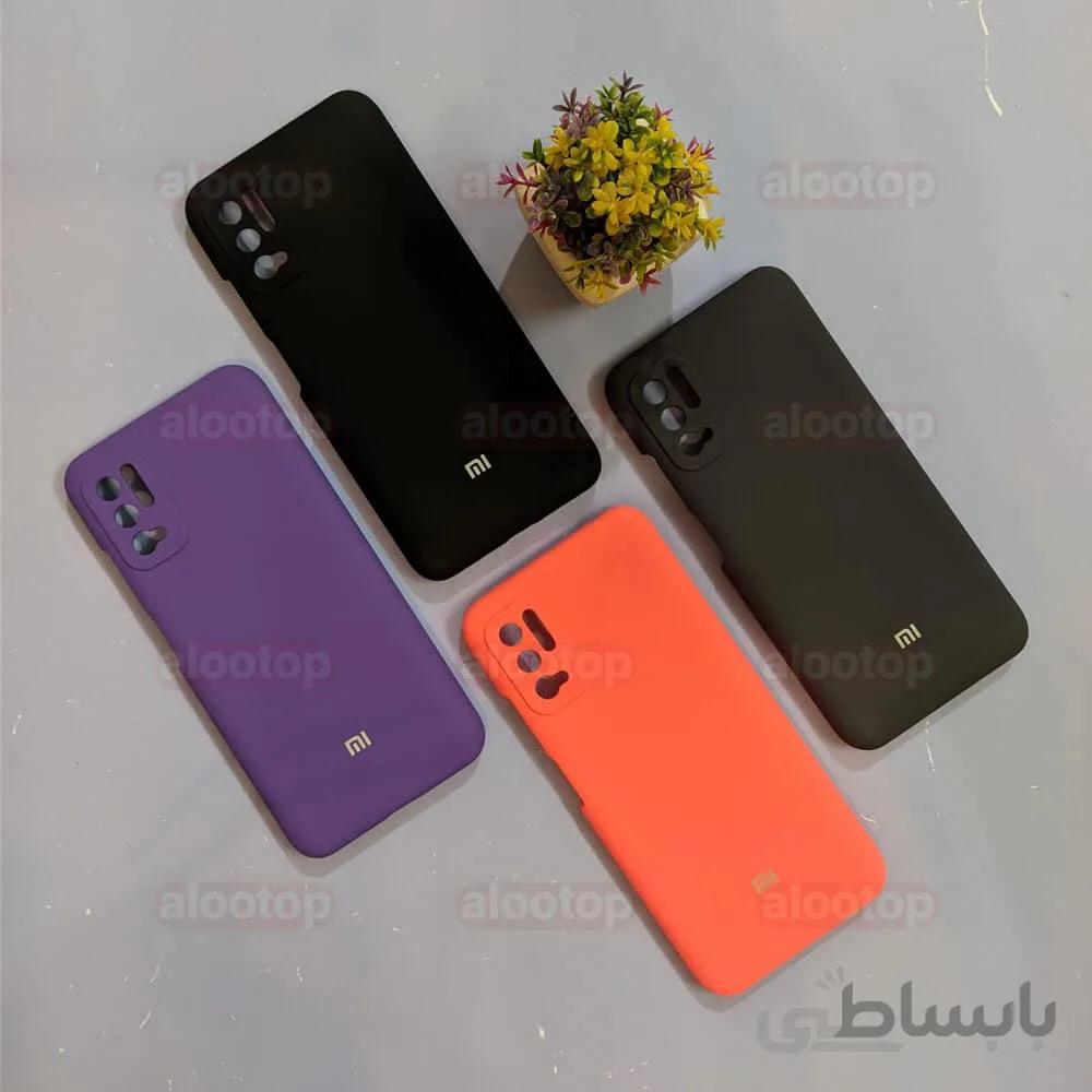 قاب سیلیکونی محافظ لنز دار اورجینال شیائومی Poco M3 Pro 5G / Redmi Note 10 5G (اصلی)