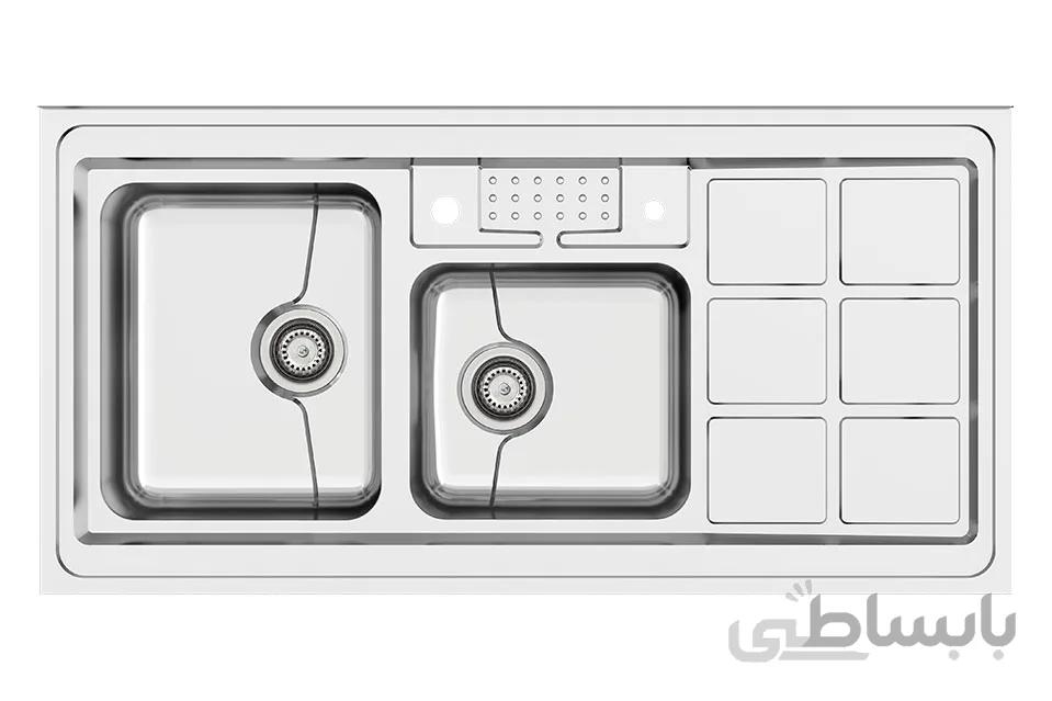 سینک ظرفشویی روکار کد P-9031 کن ا P-9031