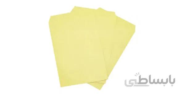 پاکت اداری a4 زرد 110 گرم