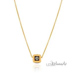گردنبند طلا طرح تاس کد CN461