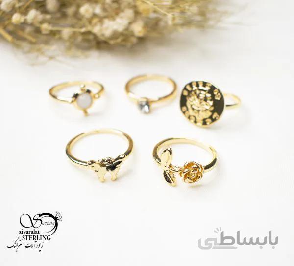 پک انگشتر زنانه کد 5575