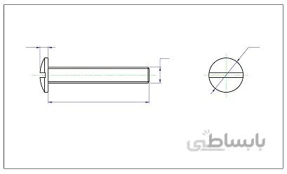 پیچ نیکلی "1/4 1 * "1/4