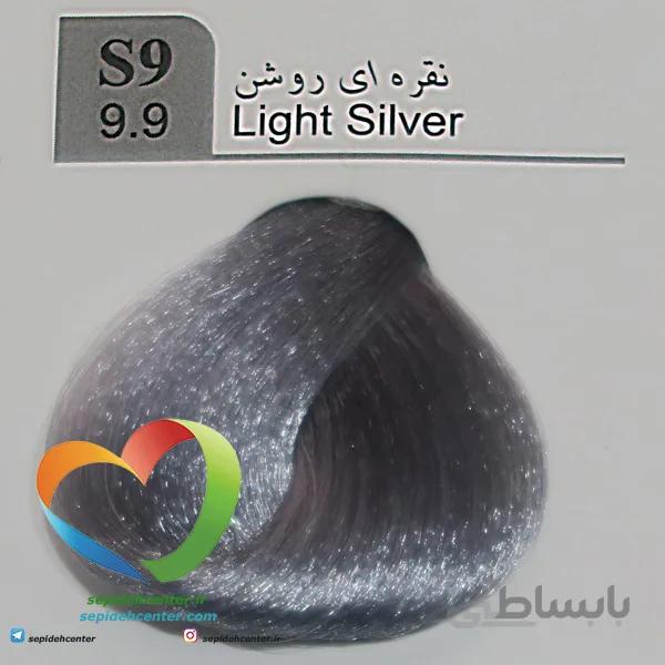 رنگ موی لاکچری دوپیر مدل S9 (9.9) نقره ای روشن100 میل | Dupier Hair Color