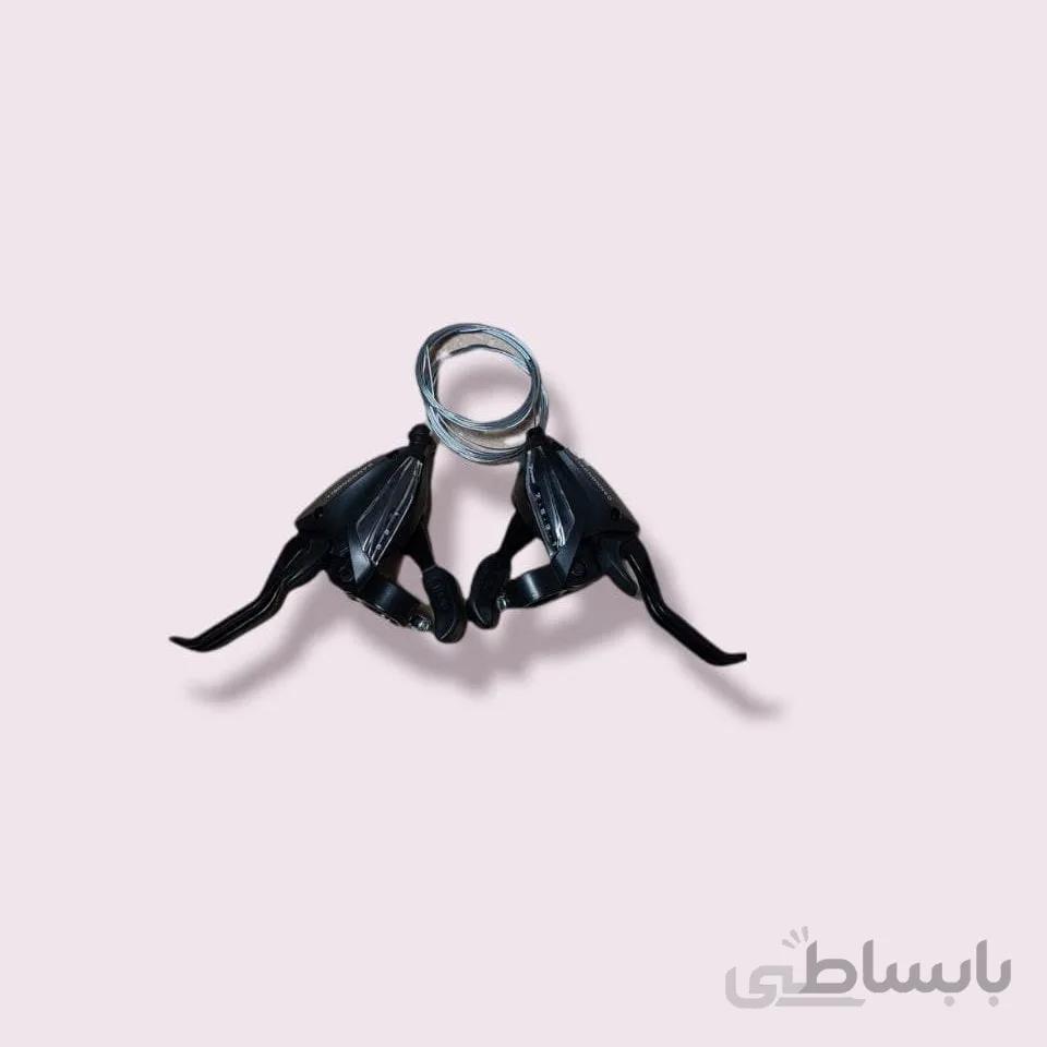 دسته دنده كلاجدار دوچرخه طرح شيمانو مدل کنندل - بسته 2 عددی