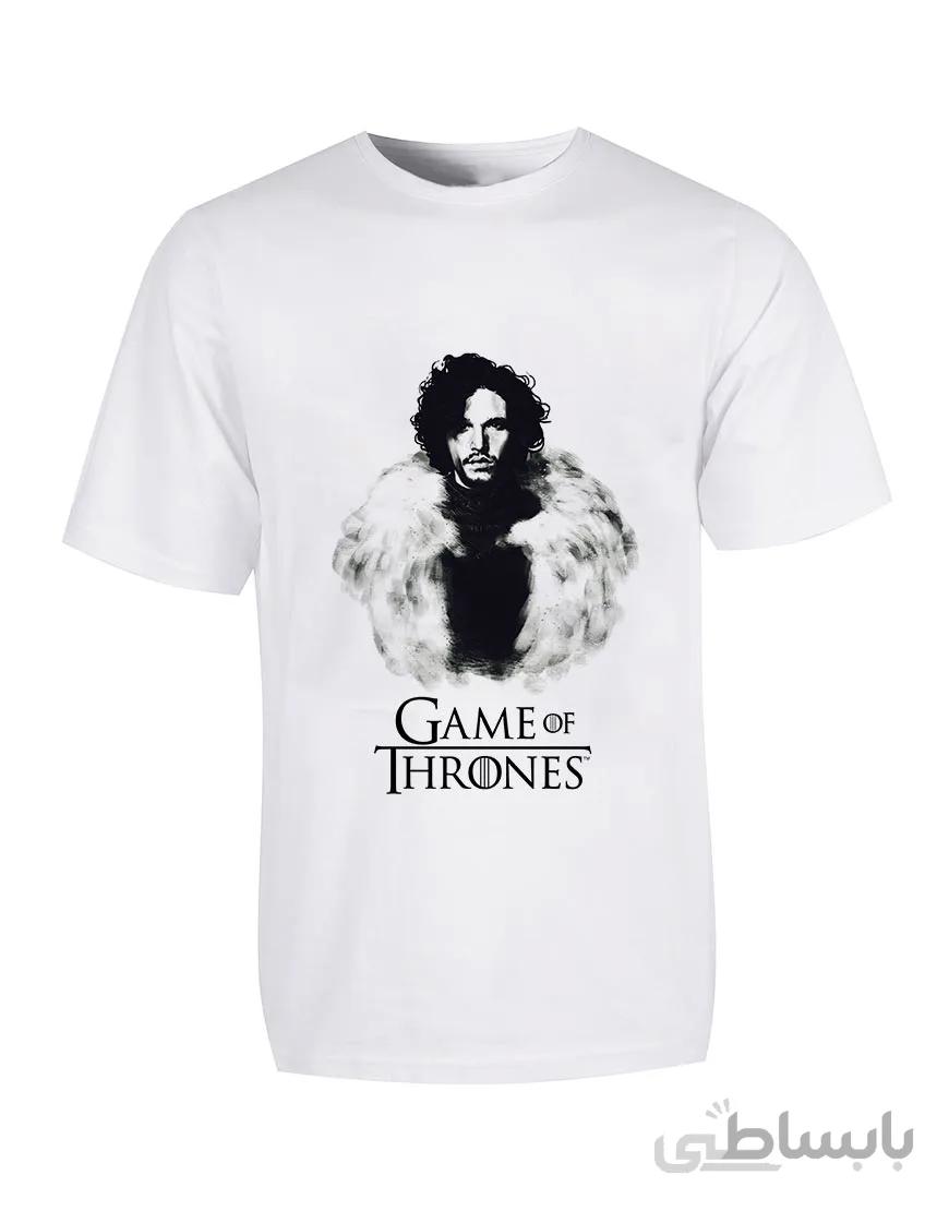 تیشرت طرح سریال بازی تاج و تخت game-of-thrones-jon-snow