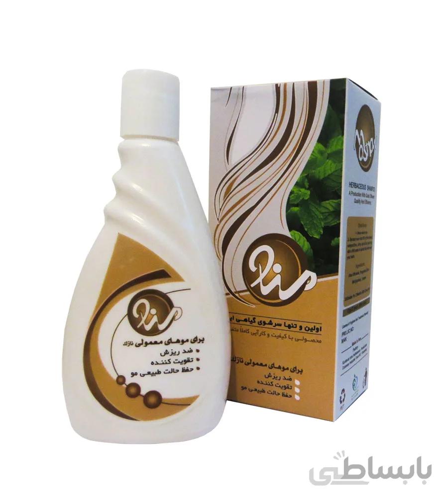 سرشوي مسناو شامپوی گیاهی موهای معمولی نازک ا Masnaw head Herbal shampoo Ordinary hair