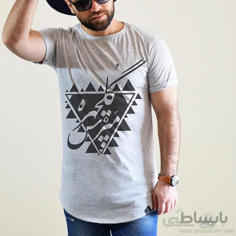 تیشرت مردانه طرح گلچهره