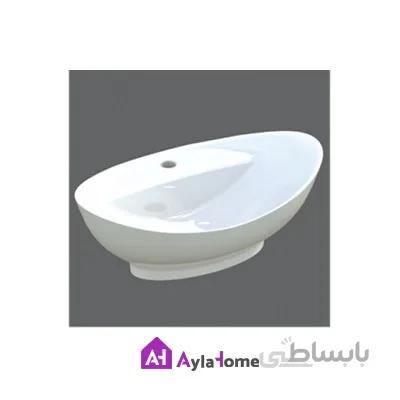 روشویی روکابینتی چینی کرد مدل ویکتوریا 60 درجه یک