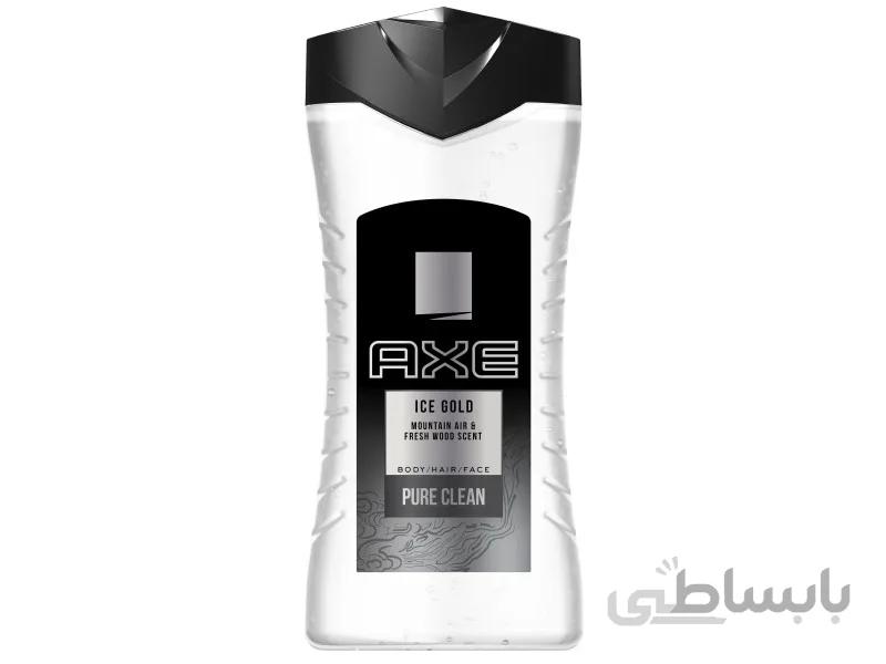 شامپو سر و بدن آکس مدل AXE Ice Gold حجم 250 میلی لیتر