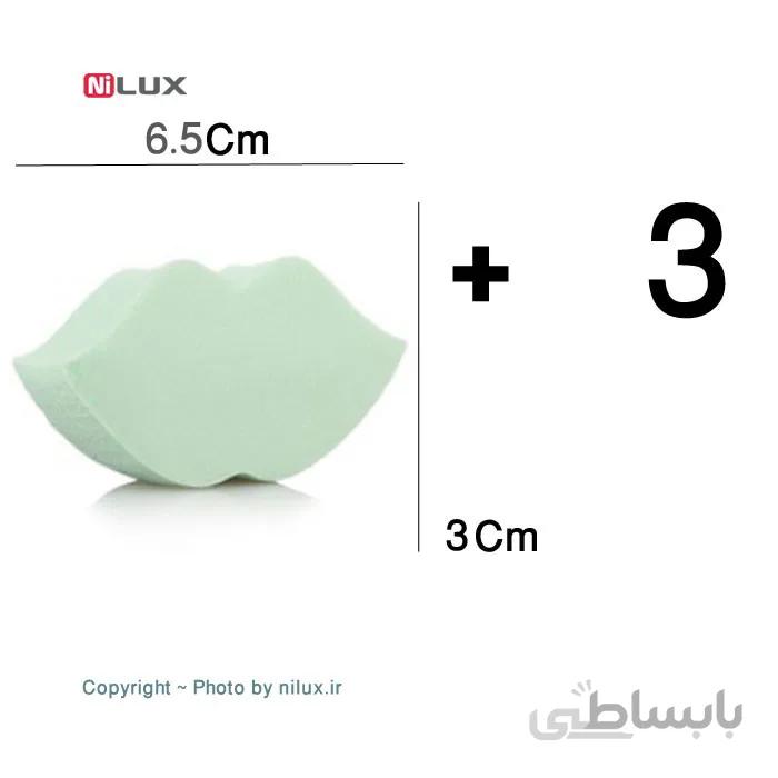 پد آرایشی اسفنجی چیکا مدل لب پکیج 4 عددی