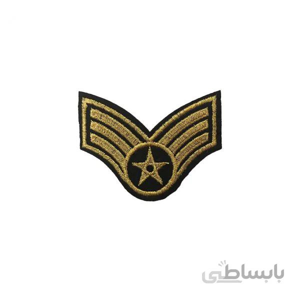 اتیکت لباسی طرح ارتشی کد 1430E
