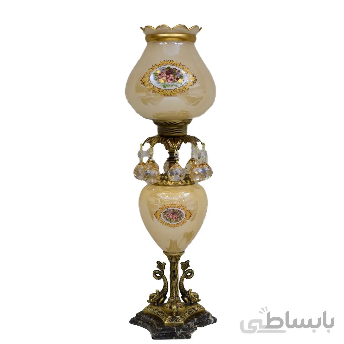 شمعدان کرم پایه برنز