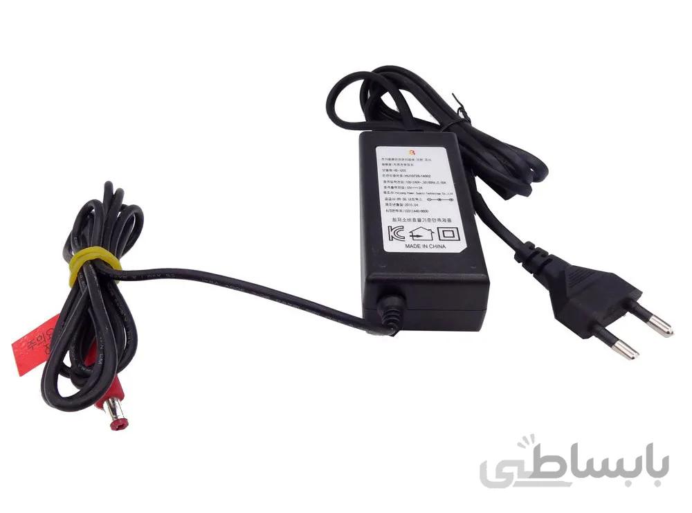 آداپتور 12 ولت 2 آمپر بین راهی 12V-2Aمرغوب کره ای