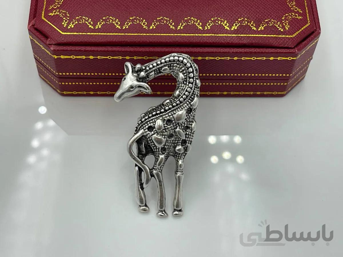 انگشتر ورشو طرح زرافه