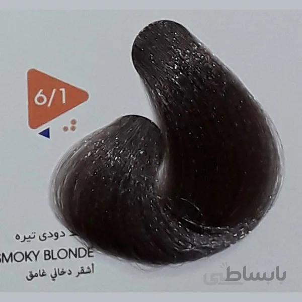 رنگ مو ویتامول (Vitamol) بلوند دودی تیره (شماره 6/1 دودی) حجم 120 میل