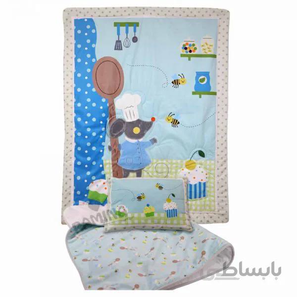 سرویس خواب سه تکه طرح موش سرآشپز کد 2005 بیبی فورلایف Baby4life