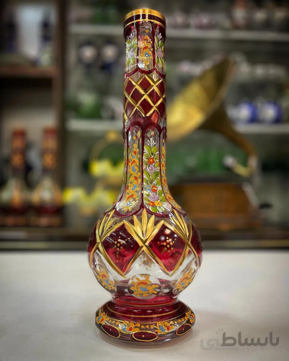 صراحی طرح قاجاری آنتیک