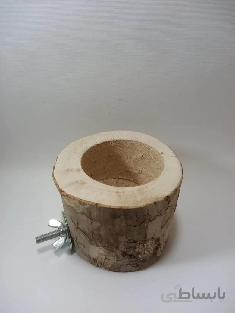 دانه خوری گرد چوبی پرندگان