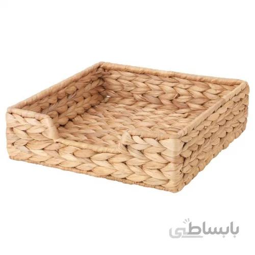 جا دستمالی حصیری ایکیا مدل CISSAN سایز 18*18