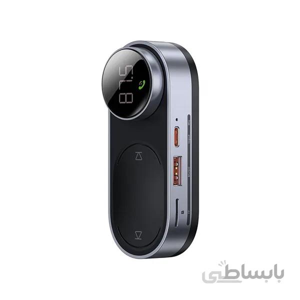 گیرنده بلوتوثی خودرو بیسوس Baseus Solar Car FM Bluetooth Transmitter CDMP000001