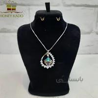 گردنبند زنانه سواروسکی مدل اشک 01