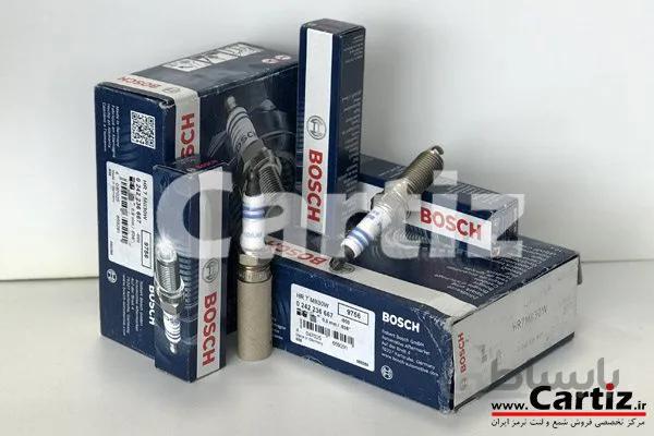 شمع سوزنی دبل ایریدیوم پایه بلند کونیک بوش 9756 HR7MII30W ا HR7MII30W