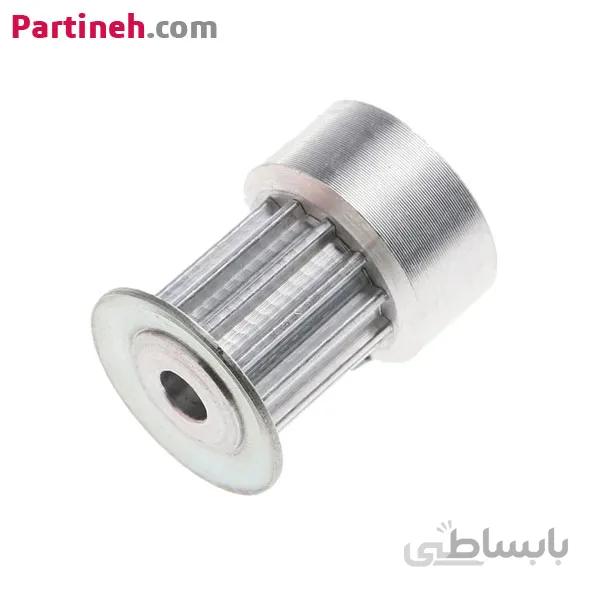 پولی تایمینگ 15 دندانه آلومینیومی مدل T2.5 مناسب برای تسمه با پهنای 6 میلیمتر ا 15-tooth pulley timing model T2.5