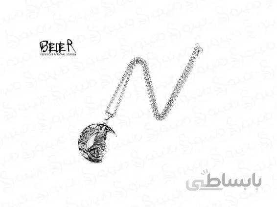 گردنبند مردانه گرگ ماه آلفا 11910