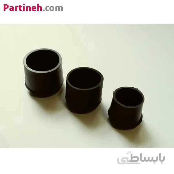 پایه درپوش پلاستیکی روی لوله (رو خور) سایز 25mm جنس PVC (نرم) ا 25mm PVC End Cap