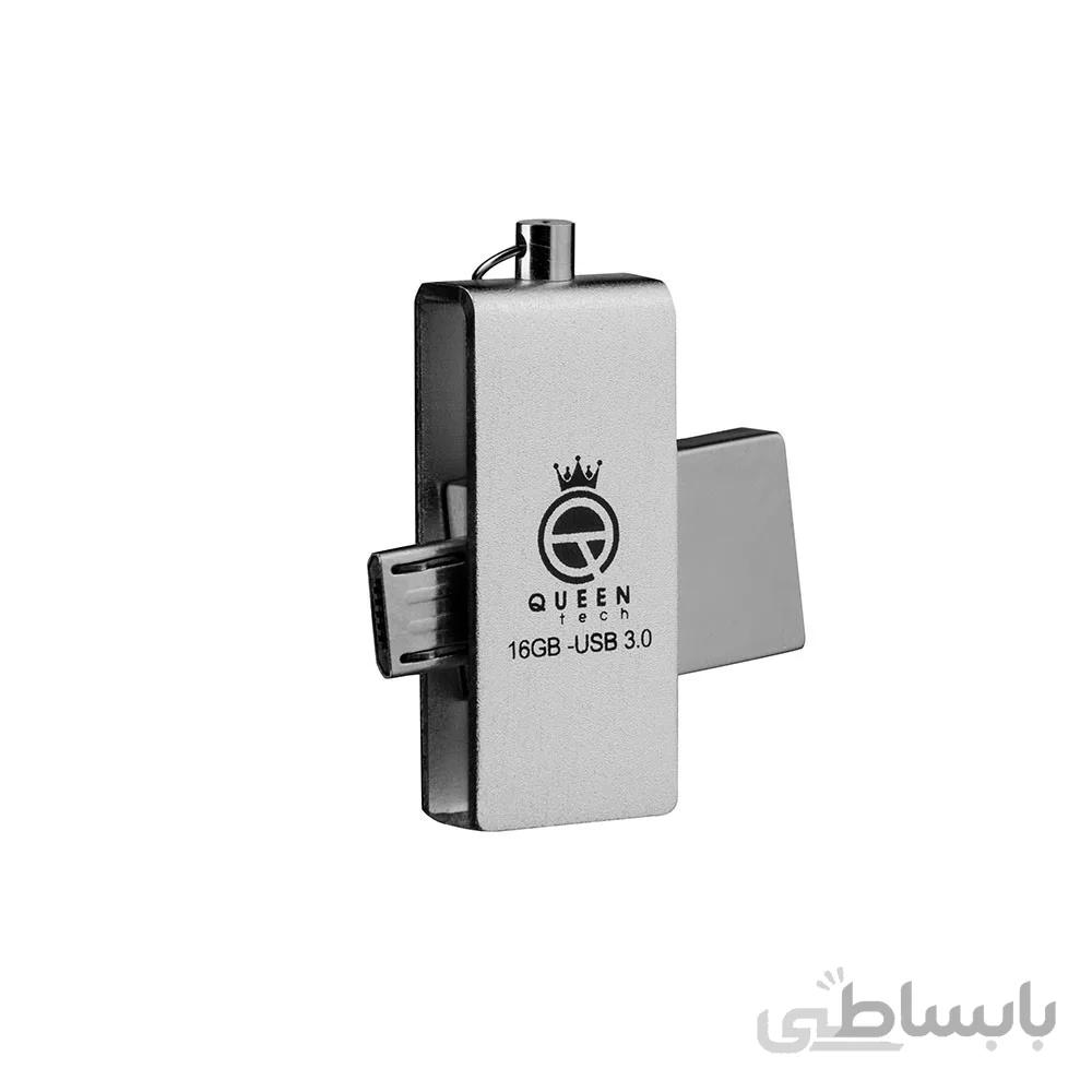 فلش مموری کوئین تک مدل OMEGA OTG USB3.0 32GB