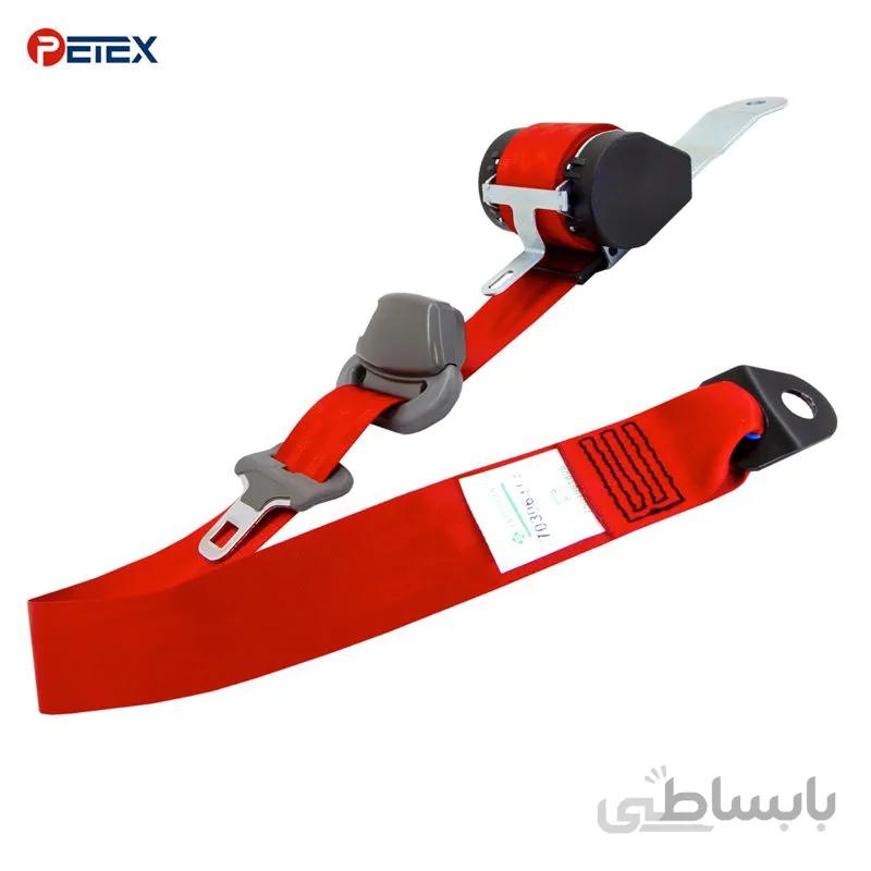 کمربند جلو راست پراید رنگ قرمز ( سمت کمک راننده )