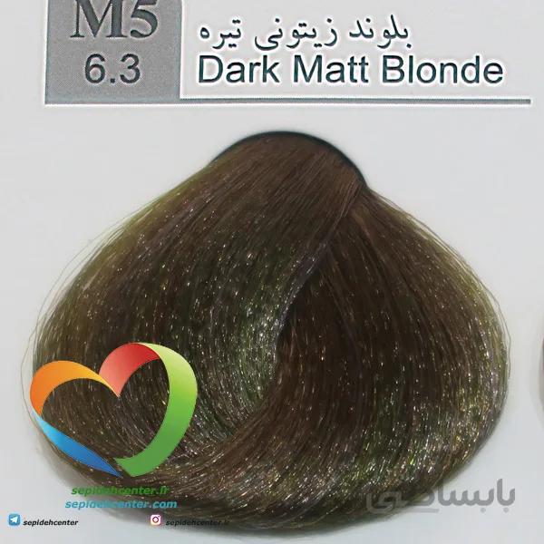 رنگ موی لاکچری دوپیر مدل M5 (6.3) بلوند زیتونی تیره 100 میل | Dupier Hair Color
