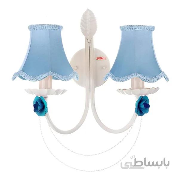 چراغ دیواری چشمه نور کد A2205/2W-BL آبی