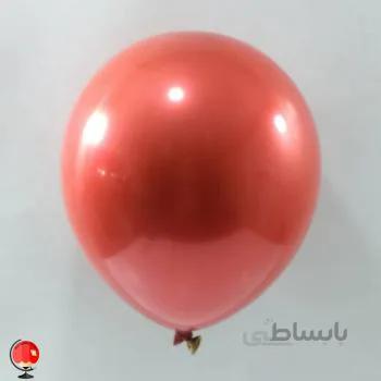 بادکنک کریستالی قرمز براق سایز 12 اینچ