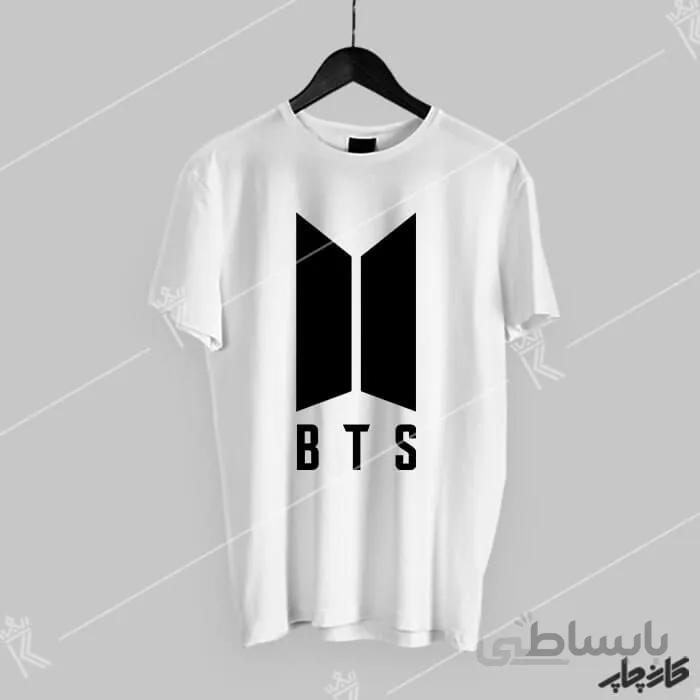 تیشرت طرح بی تی اس BTS