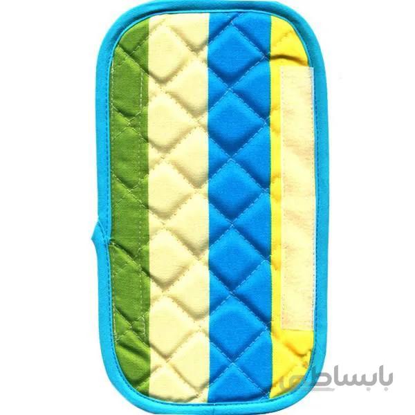 دستگیره یخچال کتان طرح رابید آبی