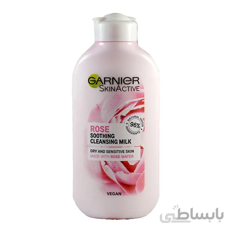 شیر پاک کن عصاره گل رز گارنیر ا Garnier Soothing Cleansing Milk